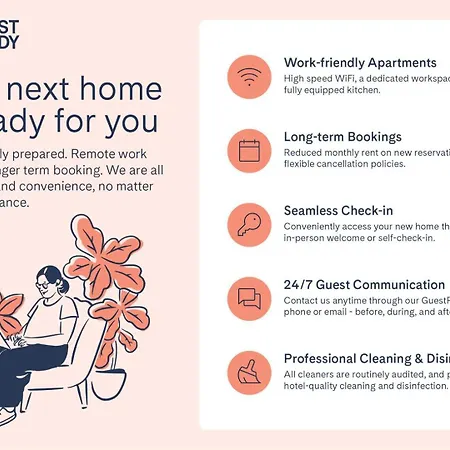 公寓 Guestready - Comfortable Getaway In *